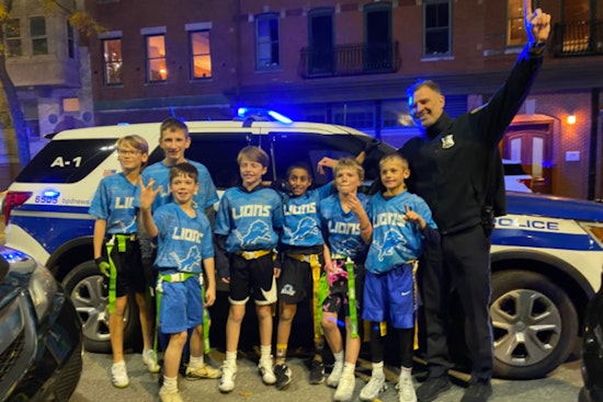 Boston Police Officers Coach North End Athletic Association Lions to Flag Football Super Bowl Victory