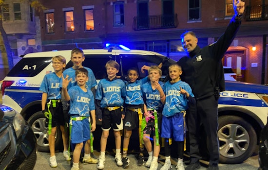 Boston Police Officers Coach North End Athletic Association Lions to Flag Football Super Bowl Victory