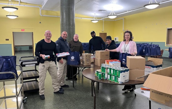 Boston Police Partner with Saint Anthony’s Shrine to Distribute Thanksgiving Meals to Families in Need