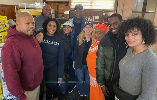 Boston Unites for Thanksgiving Spirit, Mayor Wu and Police Commissioner Cox Join Volunteers at Shirley's Pantry Turkey Giveaway
