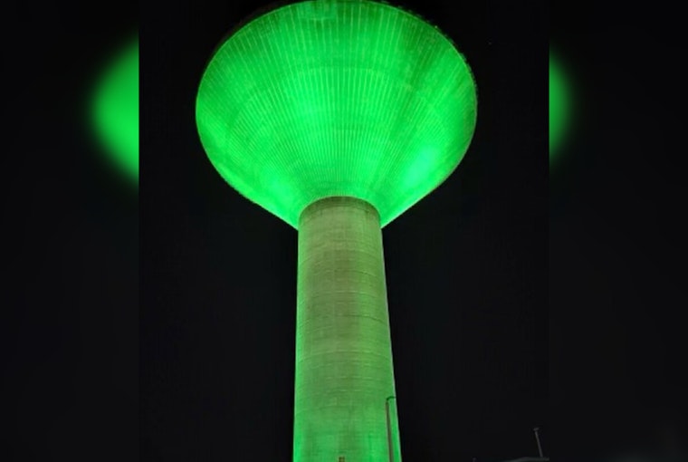 Boynton Beach Pays Respects with Illuminated Water Tower After Tragic Loss of Palm Beach County Deputies
