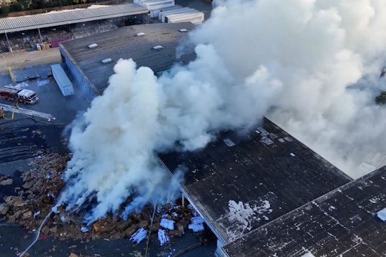 Charlotte Fire Department Combats Major Two-Alarm Blaze at NoDa Recycling Center