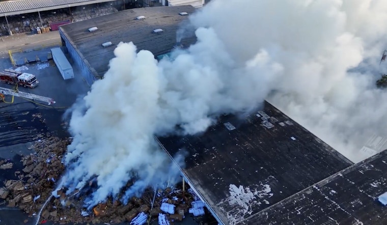Charlotte Fire Department Combats Major Two-Alarm Blaze at NoDa Recycling Center