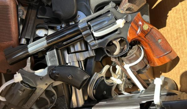 Chula Vista Community Turns in 112 Firearms at San Diego County Sheriff's Gun Safety Event