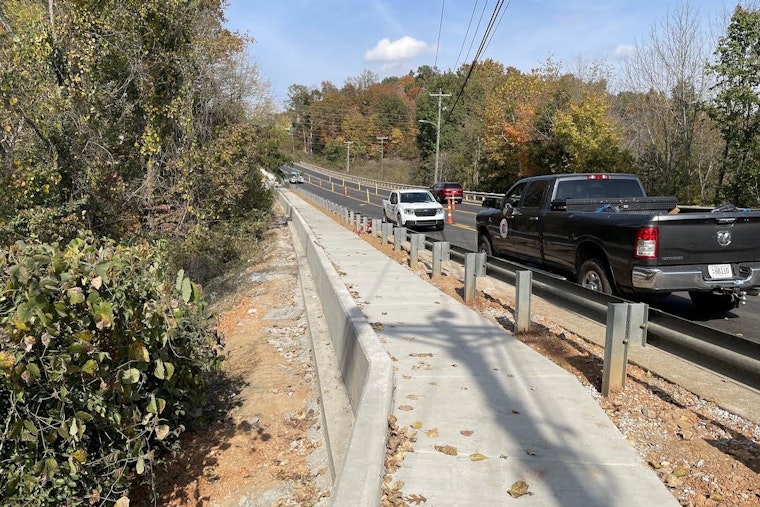 Clarksville Enhances Pedestrian Safety with Near Completion of New Sidewalks on Peachers Mill Road