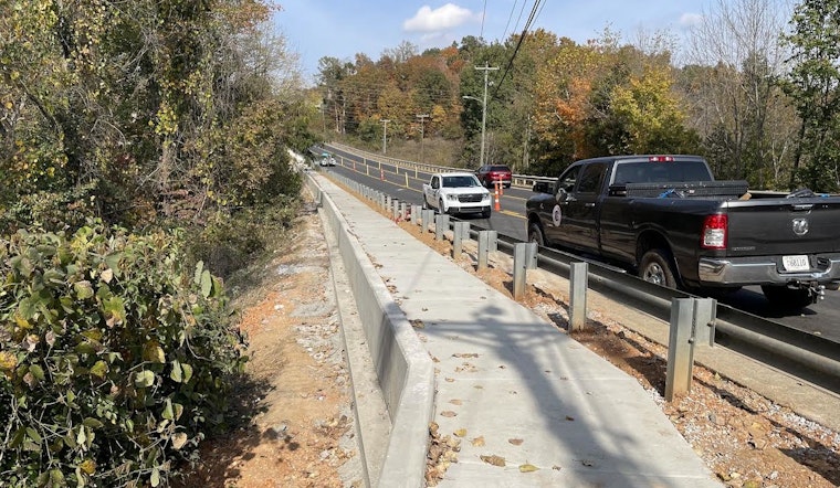 Clarksville Enhances Pedestrian Safety with Near Completion of New Sidewalks on Peachers Mill Road