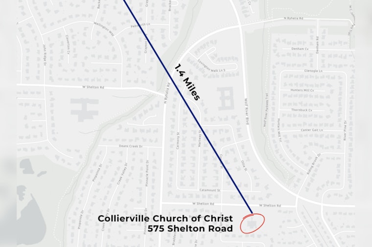 Collierville Precinct 02-08 Polling Location Changes to Collierville Bible Church for Upcoming Runoff Election
