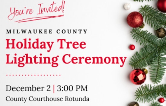 Community and Charity Shine at Milwaukee County Courthouse Holiday Tree Lighting Ceremony