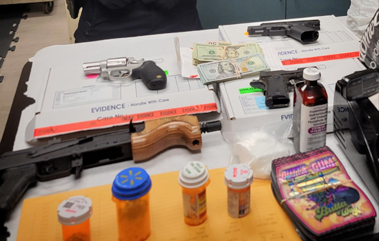 Concord Police Uncover Illegal Arms and Drugs in Routine Traffic Stop, Driver Faces New Felony Charges