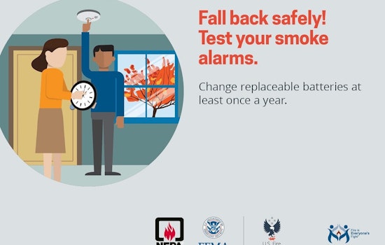 Coon Rapids Police Remind Residents to Check Smoke Alarms with Daylight Saving Time Ending