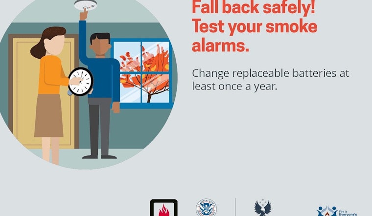 Coon Rapids Police Remind Residents to Check Smoke Alarms with Daylight Saving Time Ending