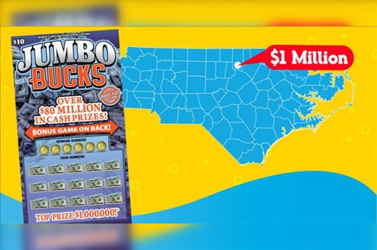 Creedmoor Man Hits Million-Dollar Jackpot with $10 Scratch-Off in Durham