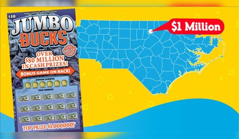 Creedmoor Man Hits Million-Dollar Jackpot with $10 Scratch-Off in Durham