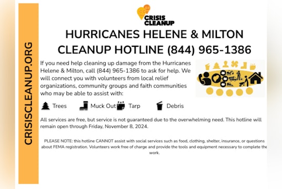 Crisis Cleanup Extends Free Post-Hurricane Assistance to Nov. 8 for Charlotte County Residents