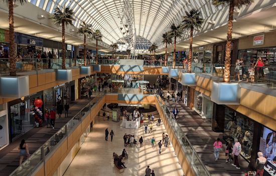 Dallas Galleria Assembles Nation's Tallest Indoor Christmas Tree for Festive Season Celebrations