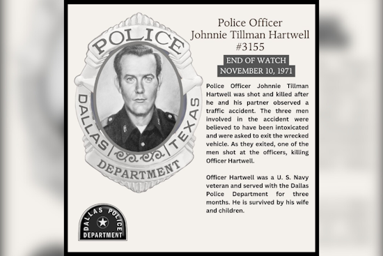 Dallas Mourns Loss of Police Officer Killed in Line of Duty, Honors His Service and Sacrifice