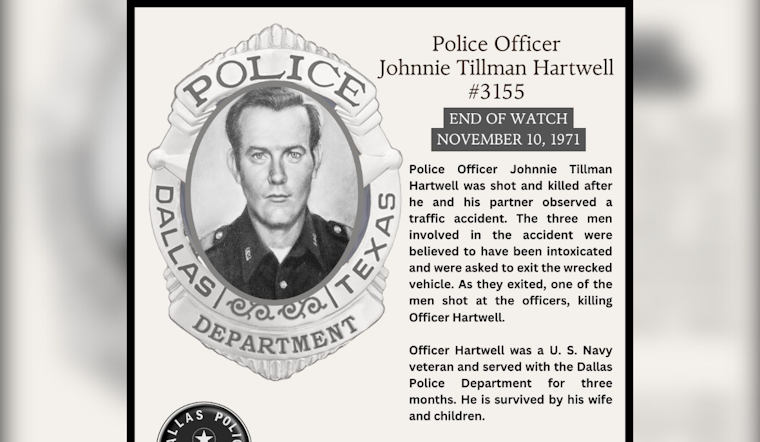 Dallas Mourns Loss of Police Officer Killed in Line of Duty, Honors His Service and Sacrifice
