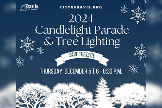 Davis Community Invited to 43rd Annual Candlelight Parade and Tree Lighting Ceremony on December 5