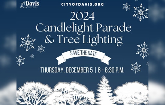 Davis Community Invited to 43rd Annual Candlelight Parade and Tree Lighting Ceremony on December 5