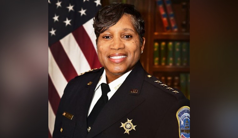 D.C. Police Chief and Command Staff Volunteer at Food Bank, Packing Meals for Seniors