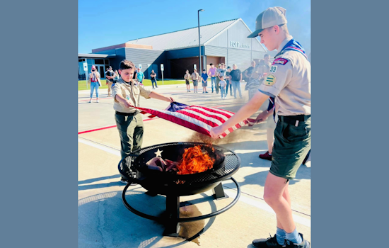 Denton County Honors National Symbol with Flag Retirement Ceremony in Presence of Community Leaders and Veterans