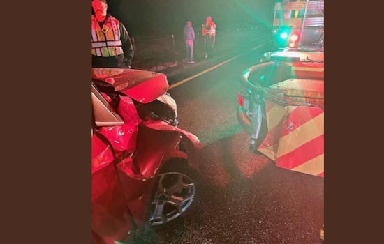 Denton Police's "Blocker 3" Vehicle Hit While On Duty; No Injuries Reported, Prompting Public Safety Appeal