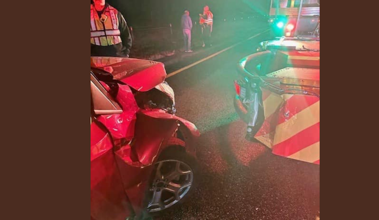 Denton Police's "Blocker 3" Vehicle Hit While On Duty; No Injuries Reported, Prompting Public Safety Appeal