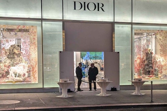Dior Union Square Fortifies with Giant "Bollards" to Defend Against Vehicular Smash-and-Grabs