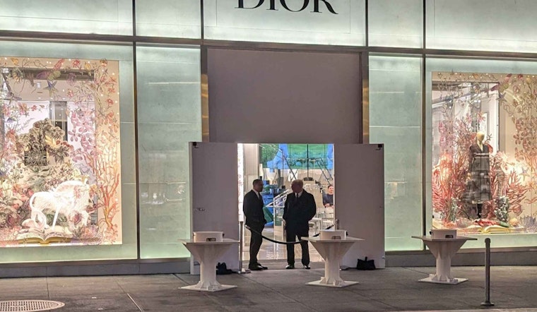 Dior Union Square Fortifies with Giant "Bollards" to Defend Against Vehicular Smash-and-Grabs