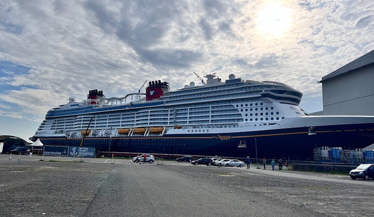 Disney Treasure Sets Sail from New York Harbor with Grand Christening Ahead of Inaugural Voyage