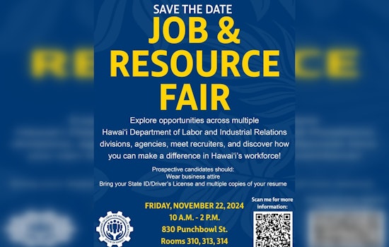 DLIR in Honolulu to Host Public Service Job and Resource Fair This Friday