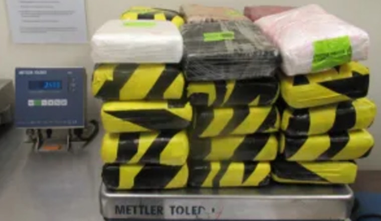 $1.4 Million Cocaine Bonanza and Weapons Galore Nabbed at Hidalgo Bridge by U.S. Border Heroes