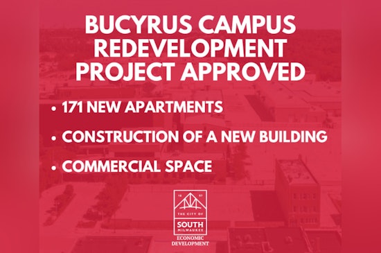$50 Million Mixed-Use Redevelopment Greenlit for South Milwaukee's Former Bucyrus Campus