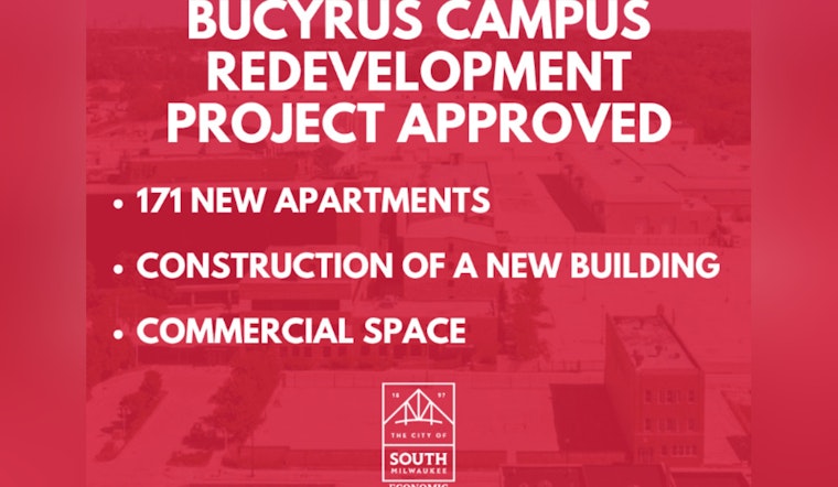 $50 Million Mixed-Use Redevelopment Greenlit for South Milwaukee's Former Bucyrus Campus
