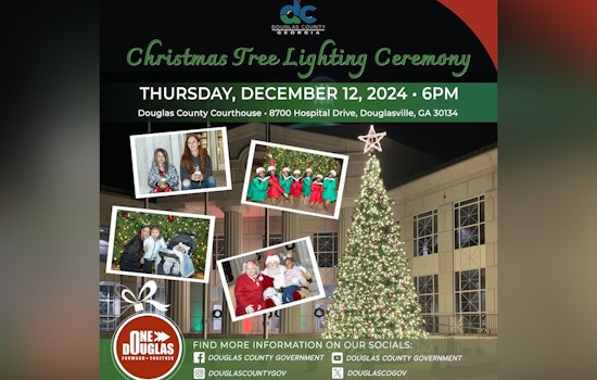 Douglas County Gears Up for Festive Christmas Tree Lighting Ceremony on December 12