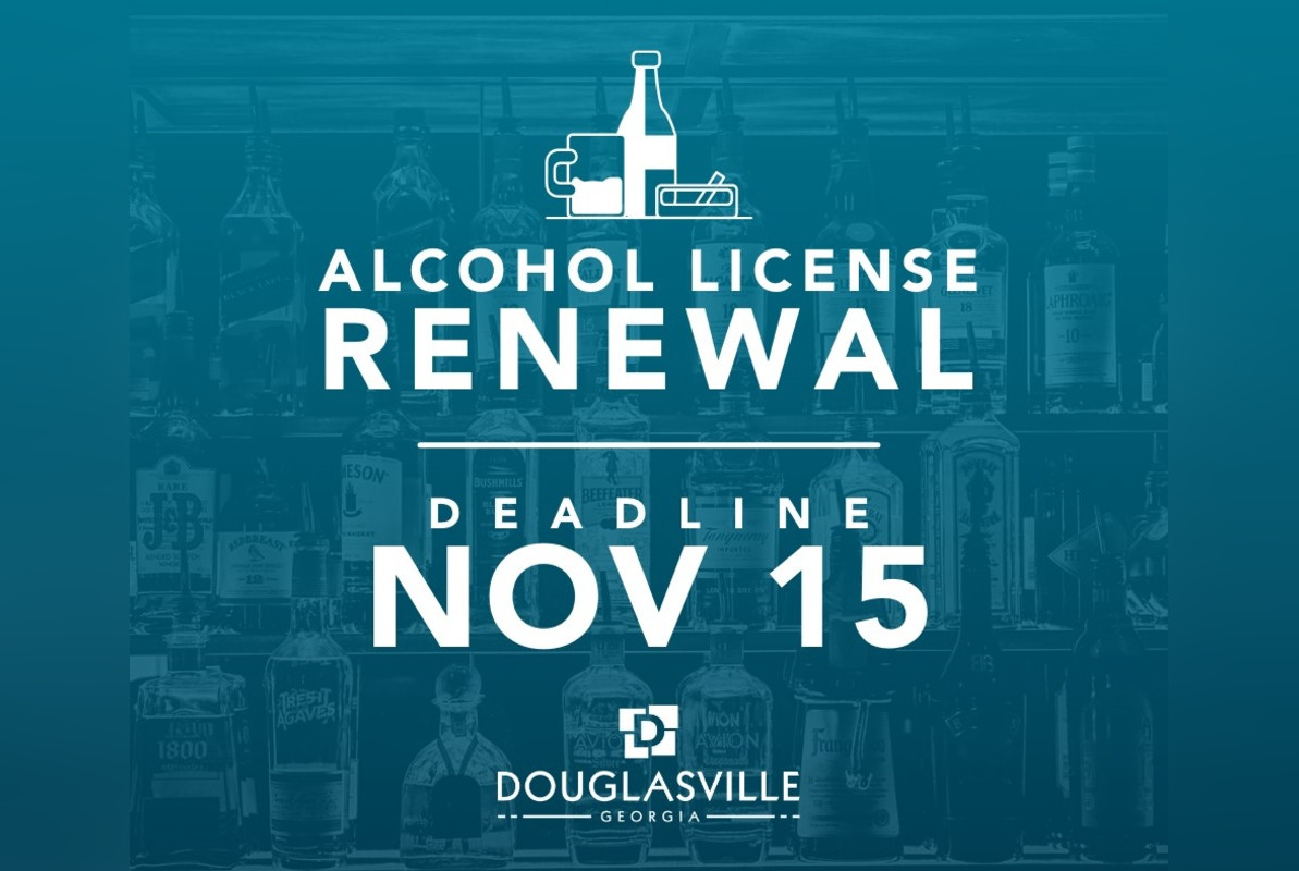 Douglasville Businesses Alerted to Upcoming Alcohol License Renewal