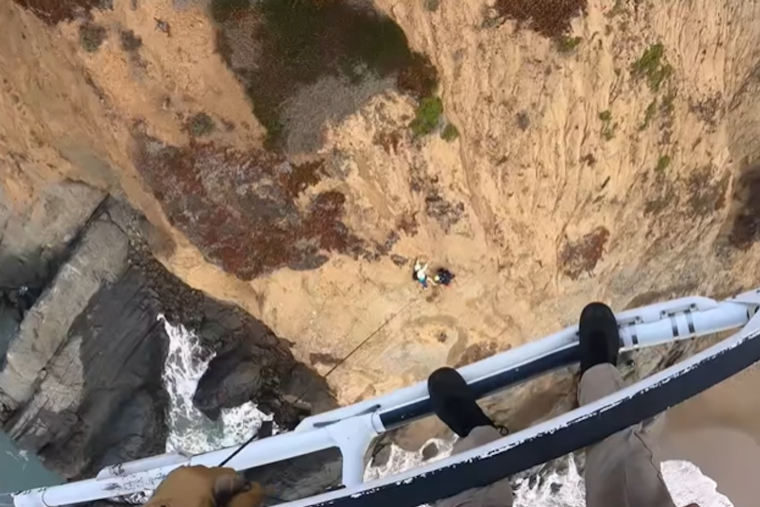 Dramatic Cliffside Rescue in San Francisco: Person Saved Above Baker Beach by SFFD and CHP Teams