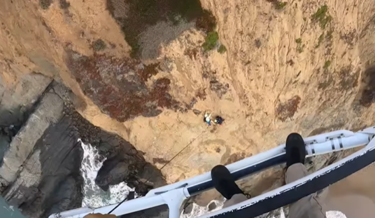Dramatic Cliffside Rescue in San Francisco: Person Saved Above Baker Beach by SFFD and CHP Teams