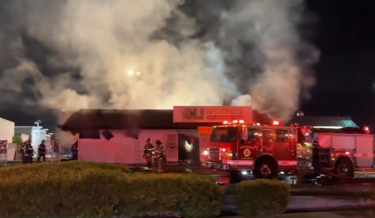 Early Morning Blaze Strikes South Sacramento Commercial Building, Cause Under Investigation