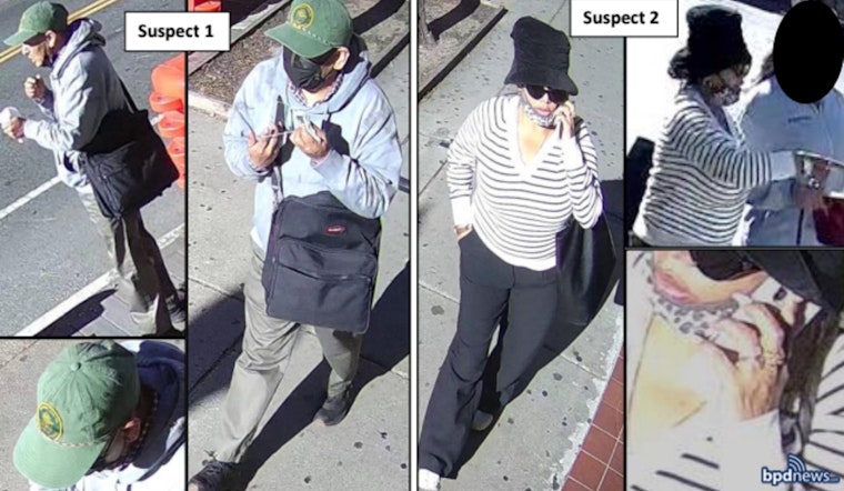 East Boston Police Seek Public's Help to Identify Suspects in Larceny Scheme