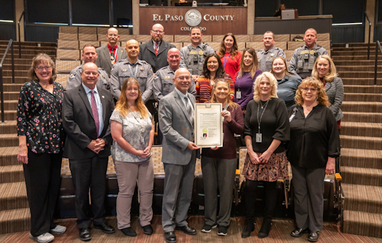 El Paso County Commissioners Honor Sheriff's Office Records Unit During Law Enforcement Records Personnel Week