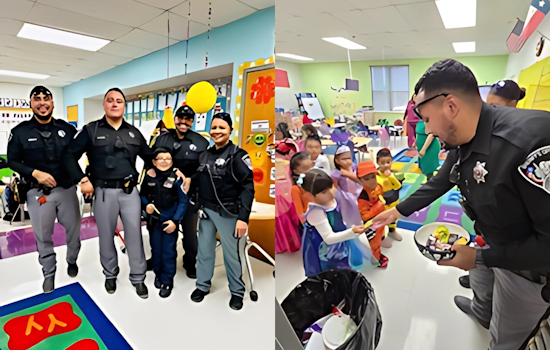 El Paso County Deputies Engage with Youths at Tornillo Middle School's "Trunk or Treat" Event