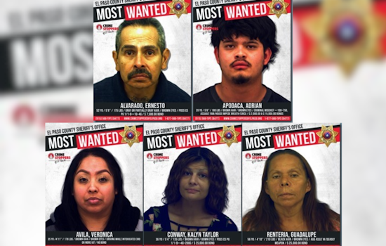 El Paso Crime Stoppers Release Weekly List of Wanted Fugitives, Public Encouraged to Submit Anonymous Tips