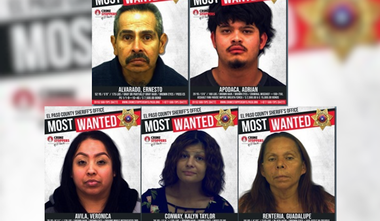 El Paso Crime Stoppers Release Weekly List of Wanted Fugitives, Public Encouraged to Submit Anonymous Tips