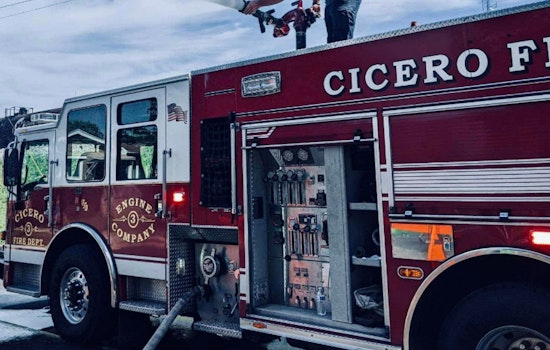 Emergency Crews Respond to Devastating Double House Fire in Cicero Neighborhood