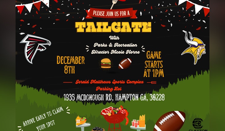 Falcons and Vikings Fans Unite, Clayton County Hosts Community Tailgate at Gerald Matthews Sports Complex