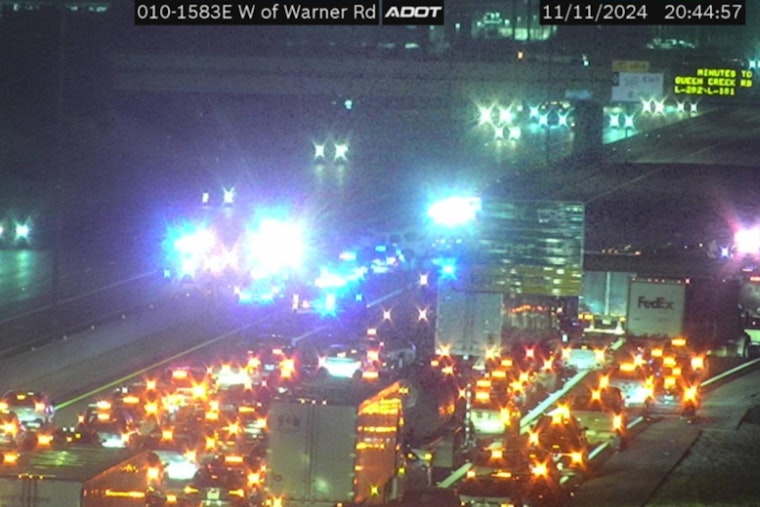 Fatal Multi-Vehicle Crash on I-10 in Phoenix Linked to Pedestrian's Hazardous Actions