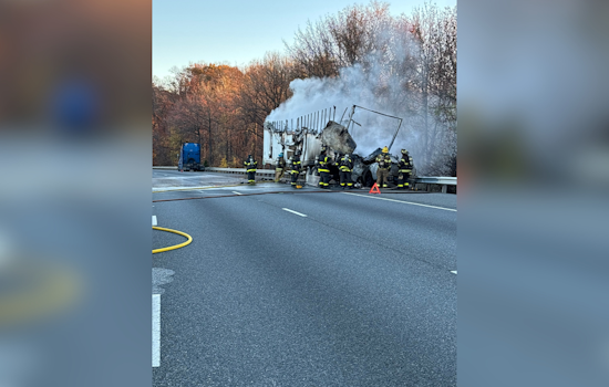 Fatal Tractor-Trailer Crash Engulfs I-95 in Flames, Shuts Down Northbound Lanes in Harford County