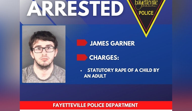 Fayetteville Man Charged with Statutory Rape of a Minor as Police Seek Community Assistance