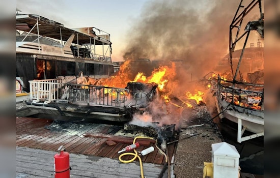 Fire Destroys Boats at Roosevelt Lake Marina, No Injuries Reported